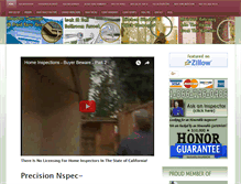 Tablet Screenshot of nspecmyhome.com